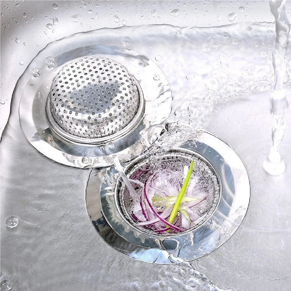 Ralo Pia Com Borda Inox Cozinha 9cm 
