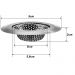 Ralo Pia Com Borda Inox Cozinha 9cm 