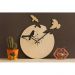 Relogio de Parede 30x30cm Passarinho MDF - Carisma