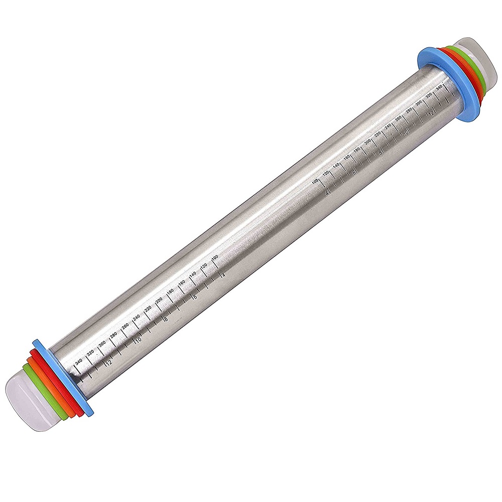 Rolo de Massas em Inox ajustável