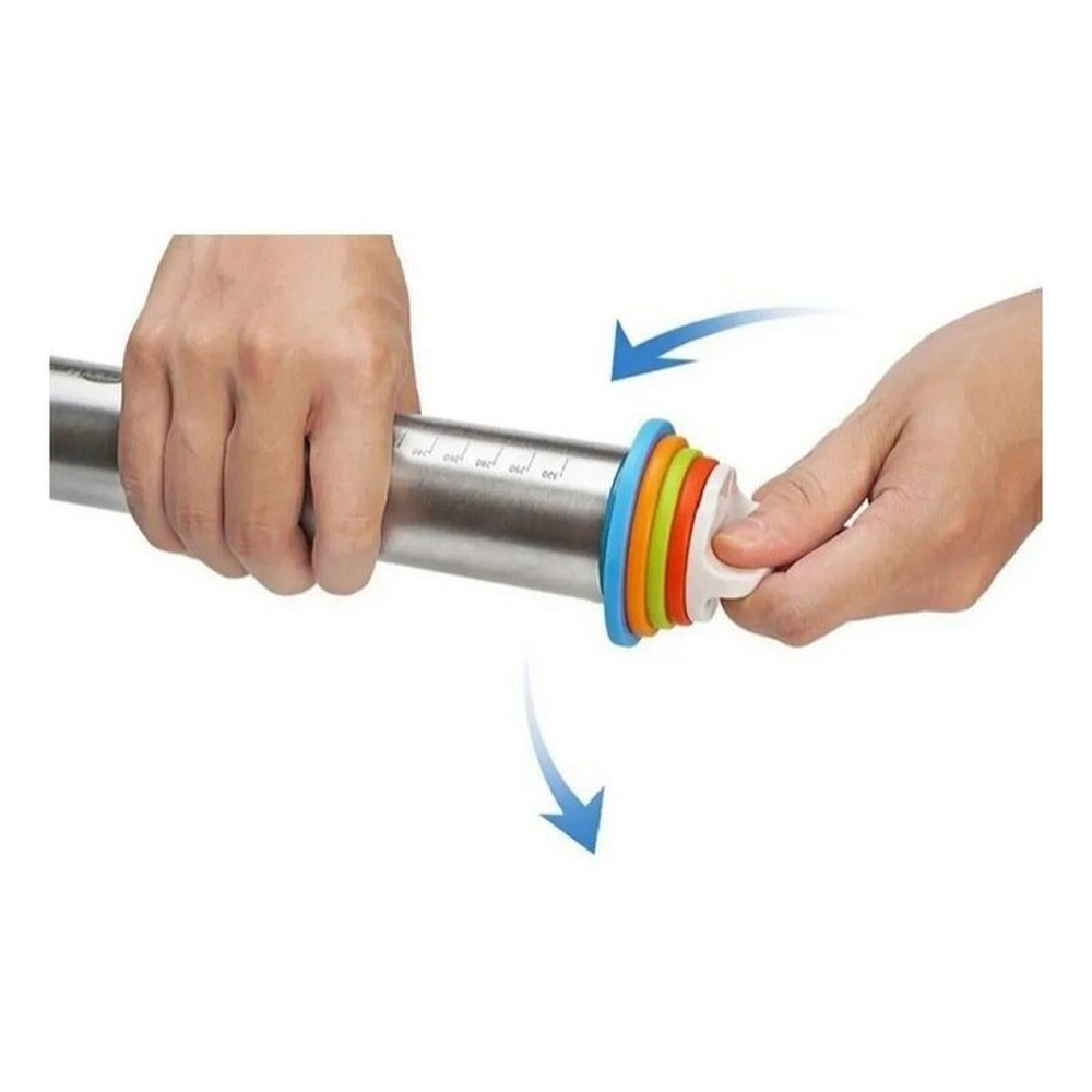 Rolo de Massas em Inox ajustável