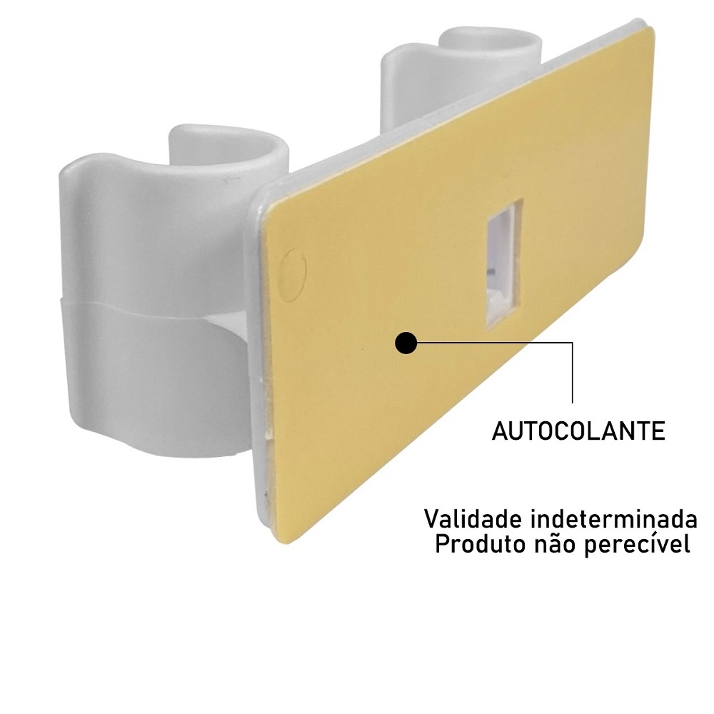Suporte para Vassouras e Rodos Adesivo  