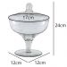 Taça Bomboniere com Tampa 1,5 Litros - Vidro 
