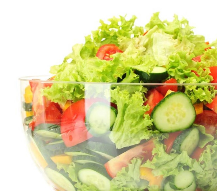 Taça de Saladas e Frutas de Vidro com Pé para Mesa Hotéis Buffet Restaurantes