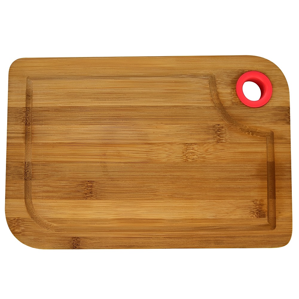 Tabua De Carne Madeira Bambu Churrasco 28x20cm 