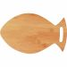 Tabua de Corte Madeira em Formato de Peixe 44x24cm 