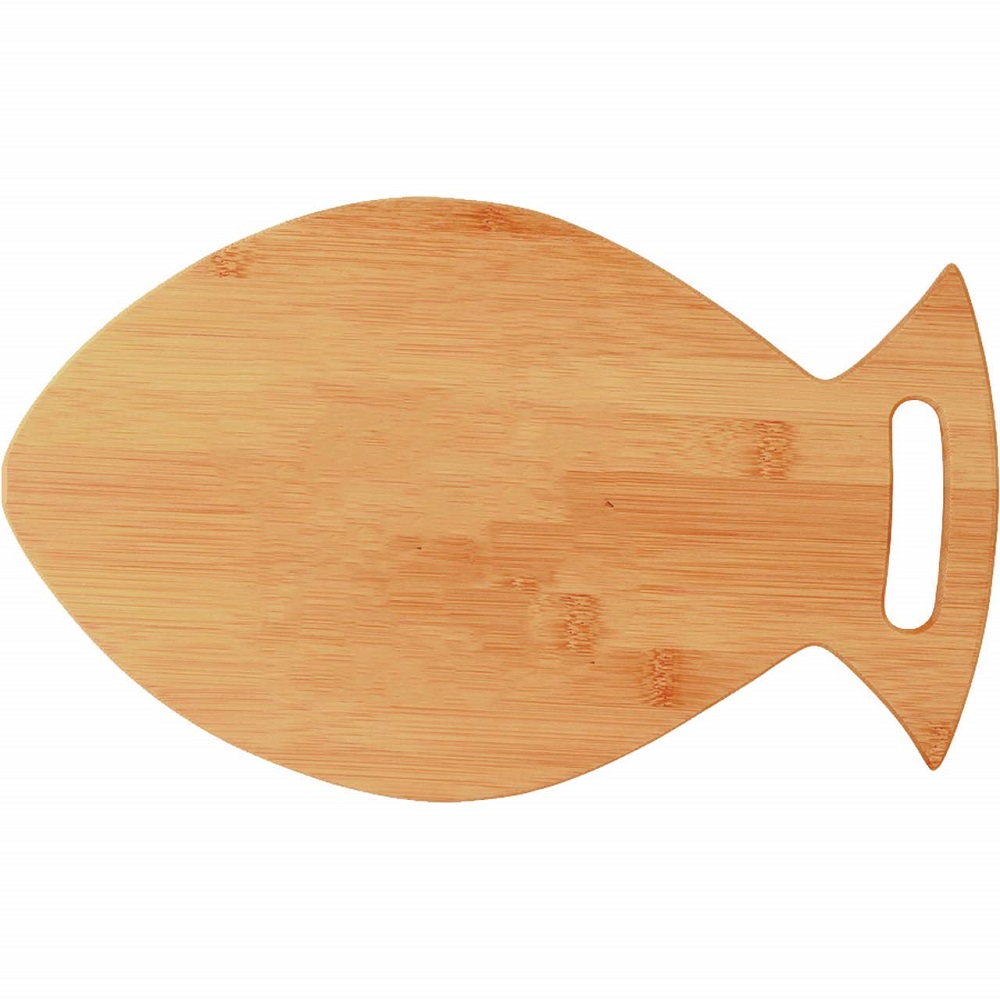 Tabua de Corte Madeira em Formato de Peixe 44x24cm 