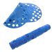 Tapete Antiderrapante para Box de Banheiro com Mini Ventosas - Pé - Azul 