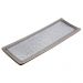 Travessa de Mesa Carisma Retangular Rustica Melanina 31x10cm