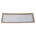 Travessa de Mesa Carisma Retangular Rustica Melanina 31x10cm