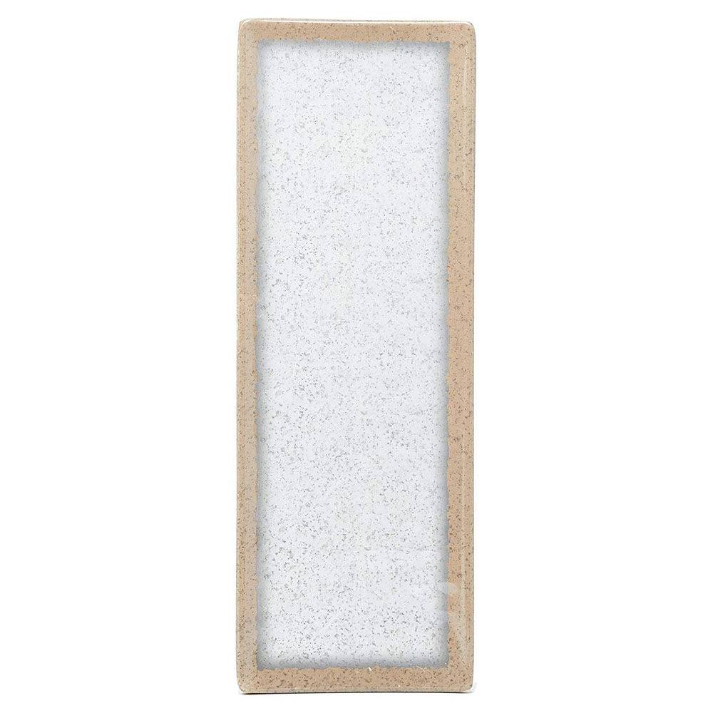 Travessa de Mesa Carisma Retangular Rustica Melanina 31x10cm