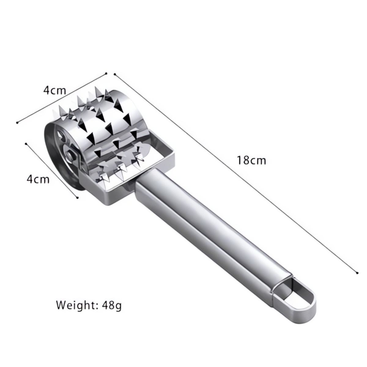 Triturador Batedor Bifes Gourmet - Amaciador Profissional Aço Inox 