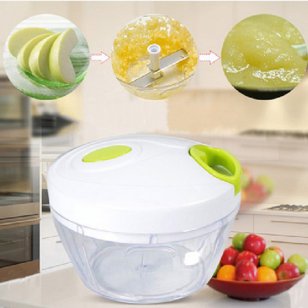 Triturador e Processador De Alimentos Manual Portatil 