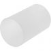 Vaso Branco Tubo Vidro Resistente 30x14cm Arranjos 