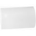 Vaso Branco Tubo Vidro Resistente 30x14cm Arranjos 