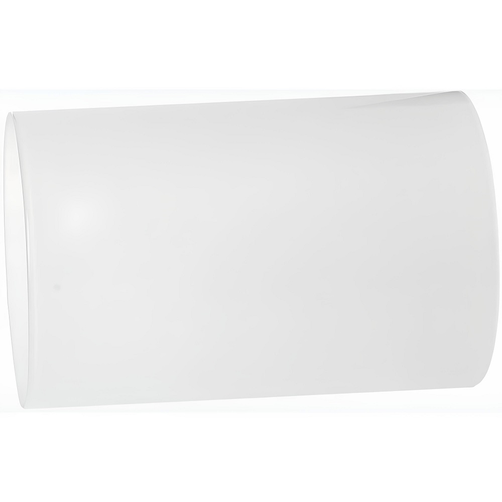 Vaso Branco Tubo Vidro Resistente 30x14cm Arranjos 
