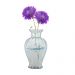 Vaso Decorativo Vidro Canelado Flor Mesa Sala Festas 