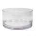 Vaso Redondo Floreira Terrario Cilindro em Vidro Suculentas, Arranjos 24x20cm 