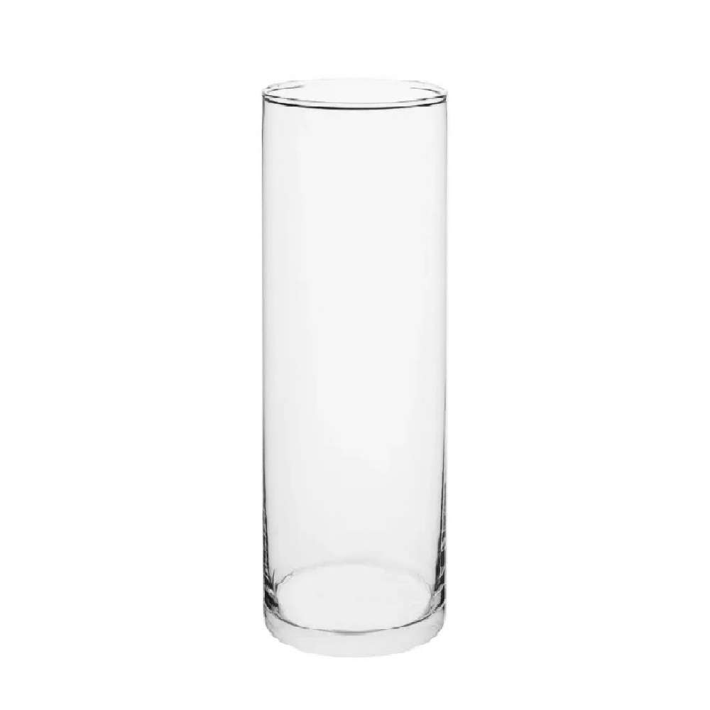 Vaso Vidro Cilindro 40x11cm Arranjos, Flores, Festas, Decoração 
