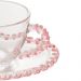 Xicara de Café com Pires 80ml Coração Cristal 