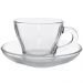Xicara de Vidro Egipcio Marocco - Conjunto 6 Xicaras e 6 Pires - Chá e Cafe - 90ml 