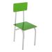 Conjunto de Mesa Quadrada com 4 Cadeiras Ferrum Colorido