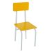 Conjunto de Mesa Quadrada com 4 Cadeiras Ferrum Colorido