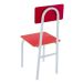 Conjunto de Mesa Quadrada com 4 Cadeiras Ferrum Colorido