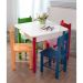 Conjunto de Mesa Quadrada com 4 Cadeiras Ferrum I Colorido