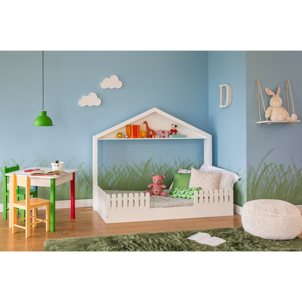 Conjunto de Mesa Quadrada com 4 Cadeiras Ferrum I Colorido
