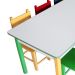 Conjunto de Mesa Retangular com 10 Cadeiras Jah Colorido