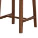 Conjunto com 2 Banquetas Napoli Imbuia e Bege