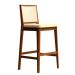 Conjunto com 2 Banquetas Sila Imbuia e Bege