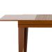 Mesa de Jantar Retangular Extensível com Tampo de Vidro Genova Off White e Mel