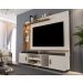 Home para TV Plote Off White e Canela