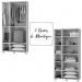 Multiuso Organizador Dacar 2 Portas Com Chaves Canela/Off White
