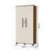 Multiuso Organizador Dacar 2 Portas Com Chaves Canela/Off White