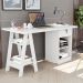 Mesa De Computador Pote Branco
