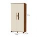 Multiuso Las Palmas com 2 Portas Canela Off White