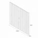 Painel RIpado para TV até 42 Polegadas East Off-White