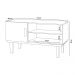 Rack León com 1 Prateleira Off White Naturale