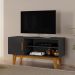 Rack com 1 Porta Elche Preto Naturale