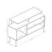 Rack para TV Brado Branco