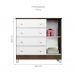 [OUTLET] Quarto Infantil Decorado Ariel l Branco e Amadeirado