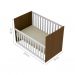 [OUTLET] Quarto Infantil Decorado Ariel l Branco e Amadeirado