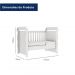 Berço Americano Mini Cama Provençal Lisa Branco Carolina Baby