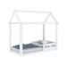 Cama Casinha Montessoriano Infantil Analu Branco Fosco Carolina Baby