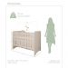 Quarto de Bebê Ariel Berço 3 em 1 Gabrielle Cômoda Infantil com Porta Branco Carolina Baby