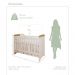 Quarto de Bebê Ariel Completo Berço 3 em 1 Gabrielle Guarda Roupa 4 Portas Cômoda Infantil Branco com Bétula Carolina Baby