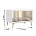Quarto de Bebê Berço 3 em 1 Cômoda Infantil 4 Gavetas com Porta Guarda Roupa Branco Carolina Baby
